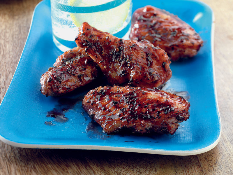 Chicken Wings with Sweet Balsamic Glaze